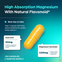 Sandhu's quercetin ingredient label illustrating antioxidant synergy.