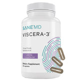 SANE Viscera-3 capsules close-up for gut support.