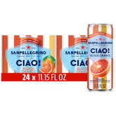 San Pellegrino CIAO blood orange can with refreshing bubbles for everyday thirst
