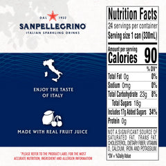 Close-up of Sanpellegrino Ciliegia Limone bubbles in a glass, great for entertaining.