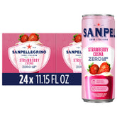 San Pellegrino Strawberry Crema bottle with real juice for a refreshing moment