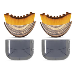 Sansheng Lymphatic Contour Face Brush front view for depuffing and contouring.