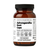 Santa Cruz Paleo Ashwagandha 600mg capsules bottle for daily focus.