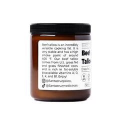 Texture swatch on skin—hydrating and nourishing with Santa Cruz Paleo tallow.