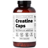 Santa Cruz Paleo Creatine bottle front view highlighting energy support for workouts.