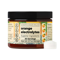Santa Cruz Paleo Electrolyte Orange bottle pour for quick hydration