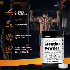 Santa Cruz Paleo unflavored powder blends smoothly with shakes for versatile use.