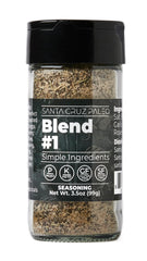 Santa Cruz Paleo Seasoning Blend jar front view showing simple, pure flavor enhancer