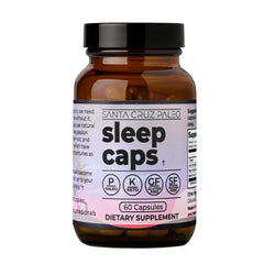 Santa Cruz Paleo Sleep Caps capsules for relaxation.
