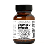 Santa Cruz Paleo Vitamin D3 softgel bottle showing 5000 IU for bone support.