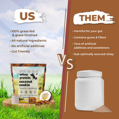 Santa Cruz Paleo grass-fed whey isolate jar highlights clean ingredients