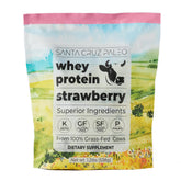 Santa Cruz Paleo Whey Strawberry bag ready for post-workout fueling.