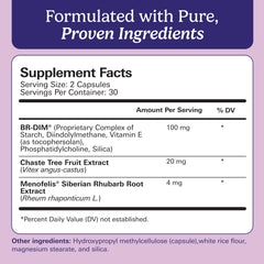 Santo Remedio Hormonal Balance capsules close-up for convenient daily support.