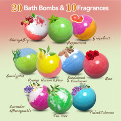 Santrela individually wrapped bath bombs for convenient travel and gifting.