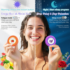 Sanyi lavender aromatherapy shower steamer for a calming home spa moment.