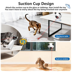Saolife laser cat toy adjustable angle for optimal chasing angle