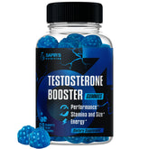 Sapir's Nutrition Testosterone Booster Gummies bottle showing natural energy support.