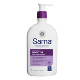 Sarna Sensitive anti itch lotion bottle pump delivering gentle itch relief