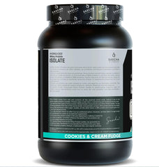 Sascha Fitness scoop shows convenient serving size for quick post-workout protein.