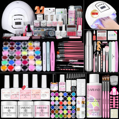 SAVILAND beginners nail kit setup for at-home practice and step-by-step nail art.