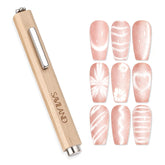 SAVILAND Cat Eye Magnet Round creates gradient cat-eye effects with bold shine for salon-quality nails