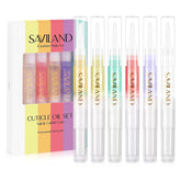 SAVILAND cuticle oil pen cap application nourishes nails