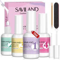 SAVILAND dip base bottle for smooth, even foundation on nails