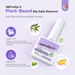 SAVILAND SSPro X Dip Powder Remover nail file close-up for smoothing