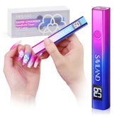 SAVILAND UV light for nails, handheld and portable for quick at-home gel curing.