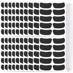 Sazoemao eye black stickers set for kids, glare reduction at games