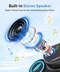 Sboet portable drum set with rechargeable battery for on-the-go drumming.