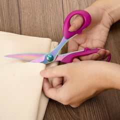 SCAIKTIG Sharp Sewing Scissors heavy-duty cutting across fabrics and leather.