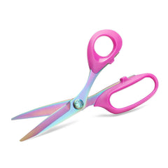 SCAIKTIG Sharp Sewing Scissors with titanium coating resist wear and adhesives.