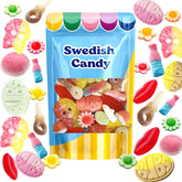 Scandylicious BUBS sour and sweet gummies bag for party snacking.