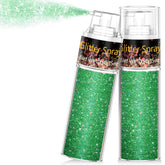 Scarman glitter spray bottle ready for radiant hair and skin shine