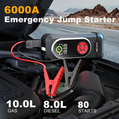 Scatach 6000A all-in-one jump starter highlights integrated tire inflator and power bank