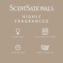 Scentsationals Cuddle Up Spicy Nutmeg Cedar wax cubes evoke comforting warmth for gatherings
