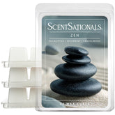 Scentsationals Zen wax melts packaging showing 24 cubes for easy fragrance