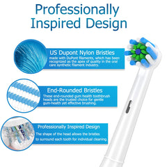 Schallcare floss-like head delivers deep inter-dental cleaning for healthier gums.