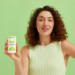 Natural magnesium and plant oils in Schmidt's Bergamot & Lime deodorant.