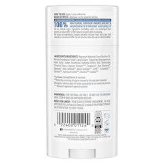 Schmidt's Fresh Rain & Birch deodorant swipe illustrating easy 1–2 swipe application