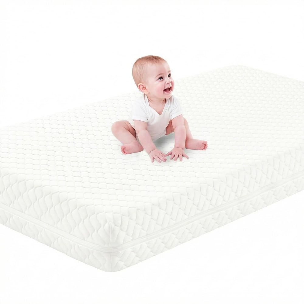 SCHNAUZER HOME crib mattress dual-sided design for newborn and toddler comfort