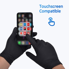 Schneider powder-free black gloves ideal for food prep and daily cooking.