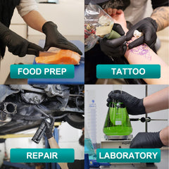 Schneider versatile gloves for cleaning, tattooing, hair coloring, and more.