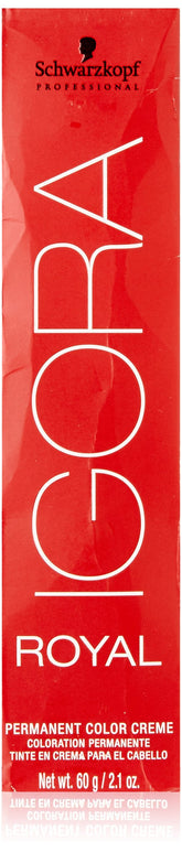 Schwarzkopf Igora Royal 7-77 color tube delivering rich copper blonde shade