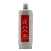 Schwarzkopf Igora Royal 30 vol developer bottle for even lift and rich color preparation