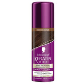 Schwarzkopf Keratin Color Root Spray bottle for quick gray coverage on dark brown hair