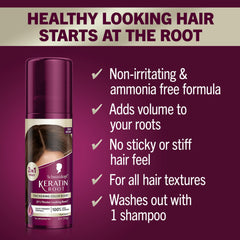 Schwarzkopf Keratin Root Spray with precision nozzle for targeted root touch-ups