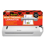 Scotch TL1302X laminator with wide 13-inch input for large classroom posters and documents.