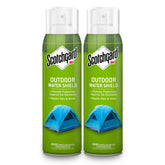 Scotchgard Heavy Duty Water Shield on tents beads water for dry camping